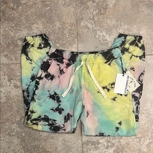 Electric & Rose Multicolor Tie-Dye Joggers